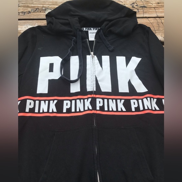 PINK Victoria's Secret Jackets & Blazers - Victoria secret pink zip hoodie